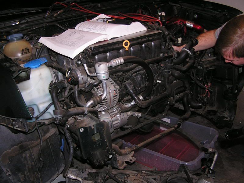 2000 Volkswagen Jetta VR6 12V with a coolant leaking VW Vortex